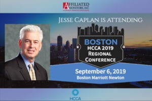 Promotional image for Jesse Caplan's upcoming visit to the HCCA Regional Conference