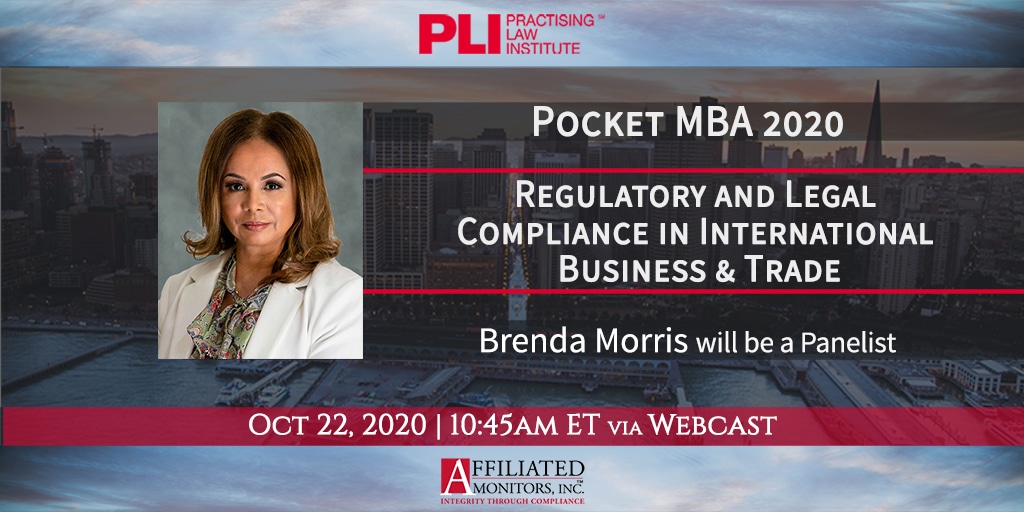 Brenda Morris will be a panelist at PLI's Pocket MBA 2020 Finance for Lawyers and Other