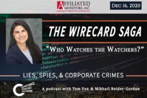 Promotional image for Mikhail Reider-Gordon's Wirecard podcast episode