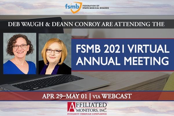 Deb Waugh and Deann Conroy for FSMB 2021