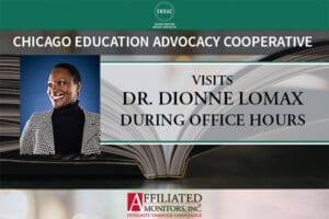 Visits Dr. Dionne Lomax During Office Hours