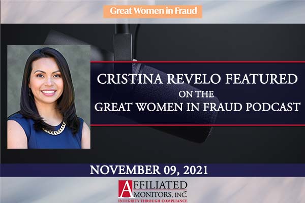 Cristina Revelo Featured on the Great Women in Fraud Podcast with Kelly Paxton
