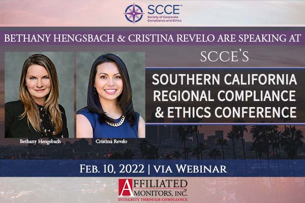 Bethany Hengsbach and Cristina Revelo Are Speaking at SCCE’s Southern California Regional Compliance and Ethics Conference