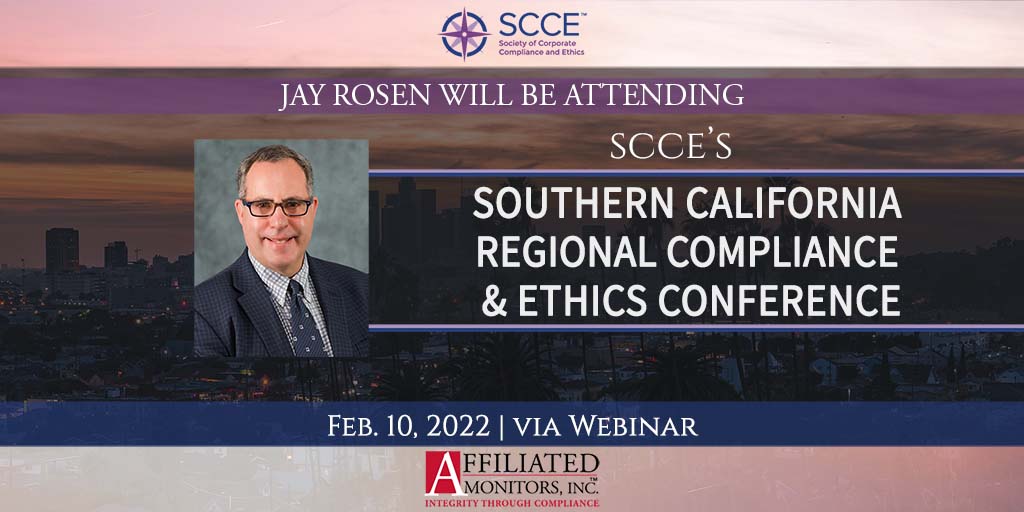 Jay Rosen is Attending the Southern California Regional Compliance & Ethics Conference