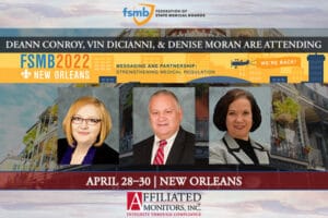 Deann Conroy, Vin DiCianni and Denise Moran Are Attending The FSMB Annual Meeting