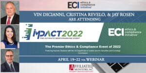 Vin DiCianni, Cristina Revelo and Jay Rosen are Attending ECI's IMPACT2022 Webinar